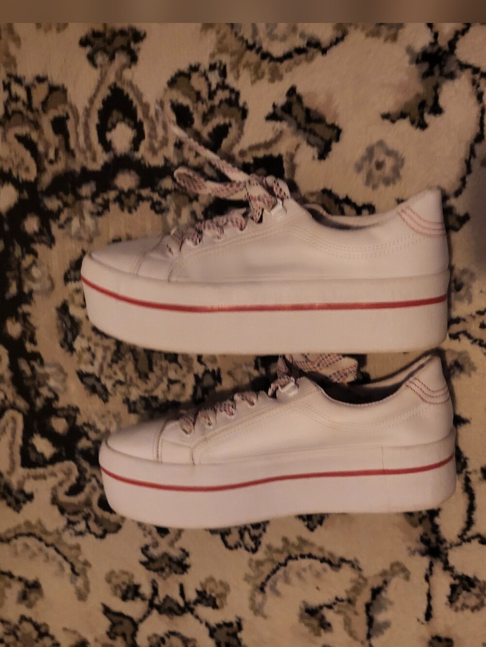 White Women's High-Top Sneaker - White
